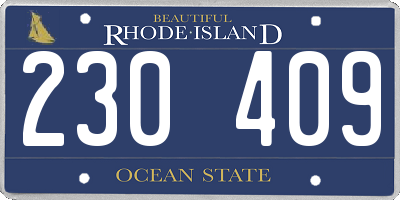 RI license plate 230409