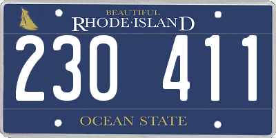 RI license plate 230411