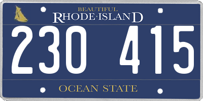 RI license plate 230415