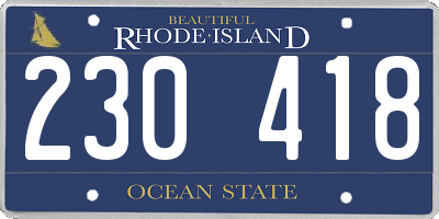 RI license plate 230418