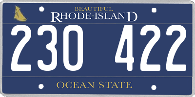 RI license plate 230422