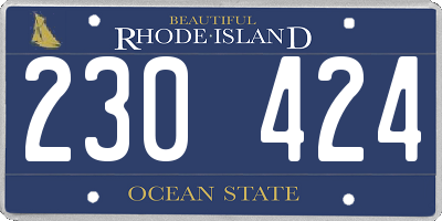 RI license plate 230424