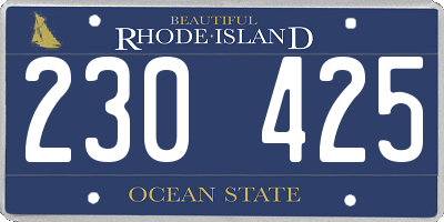 RI license plate 230425