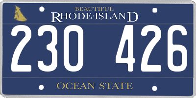 RI license plate 230426