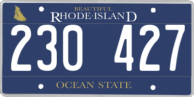 RI license plate 230427