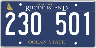 RI license plate 230501