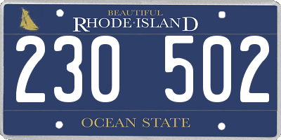 RI license plate 230502