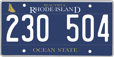 RI license plate 230504