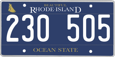 RI license plate 230505