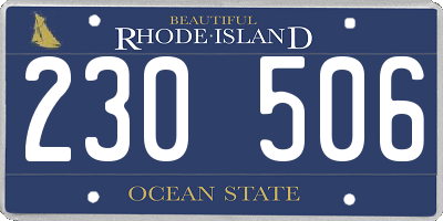 RI license plate 230506