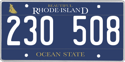 RI license plate 230508
