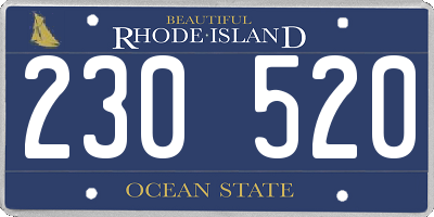 RI license plate 230520