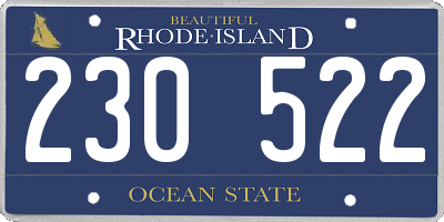 RI license plate 230522