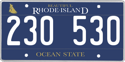 RI license plate 230530