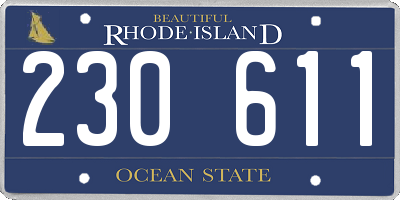 RI license plate 230611