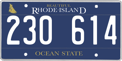 RI license plate 230614