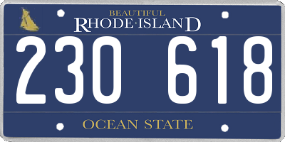 RI license plate 230618