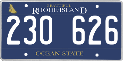 RI license plate 230626