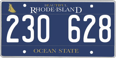 RI license plate 230628