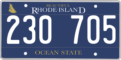 RI license plate 230705