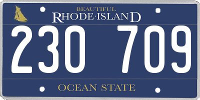 RI license plate 230709