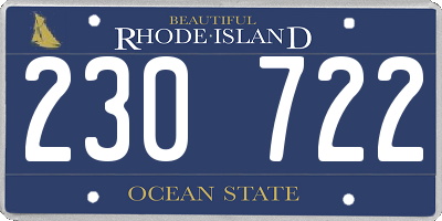 RI license plate 230722