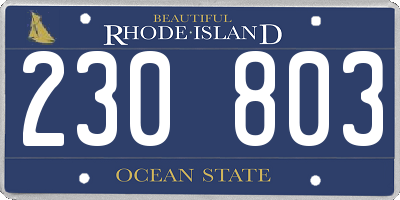 RI license plate 230803