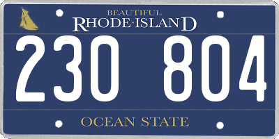 RI license plate 230804