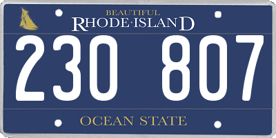 RI license plate 230807