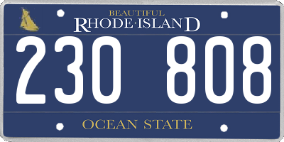 RI license plate 230808
