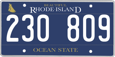 RI license plate 230809