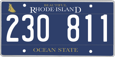 RI license plate 230811