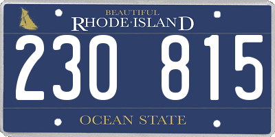 RI license plate 230815