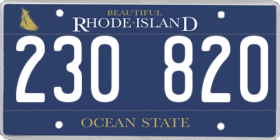 RI license plate 230820
