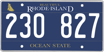 RI license plate 230827