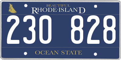 RI license plate 230828