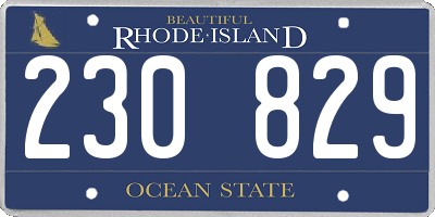 RI license plate 230829