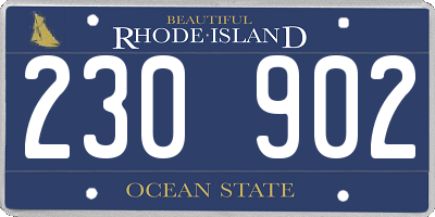 RI license plate 230902