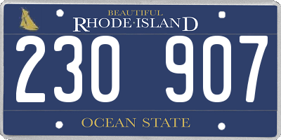 RI license plate 230907