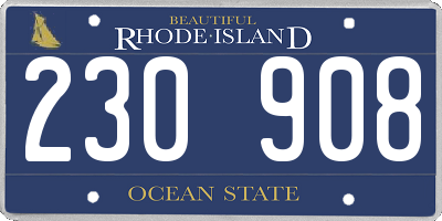 RI license plate 230908
