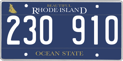 RI license plate 230910