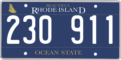 RI license plate 230911