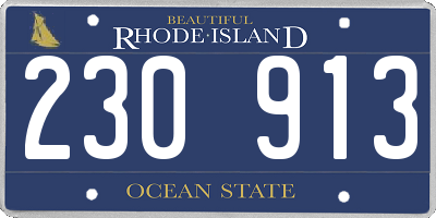RI license plate 230913