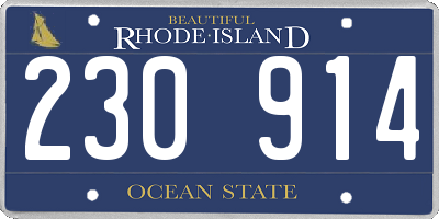 RI license plate 230914