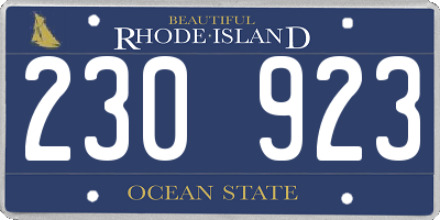 RI license plate 230923