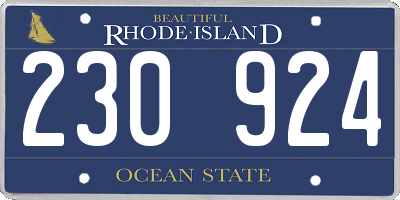 RI license plate 230924