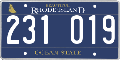 RI license plate 231019