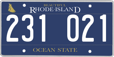 RI license plate 231021
