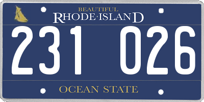 RI license plate 231026