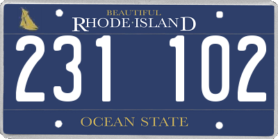 RI license plate 231102